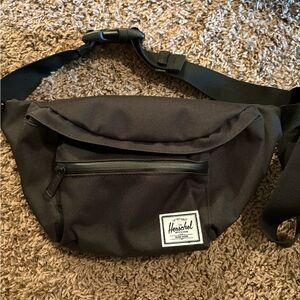 Herschel Supply Company Black Belt Bag with Adjustable Strap